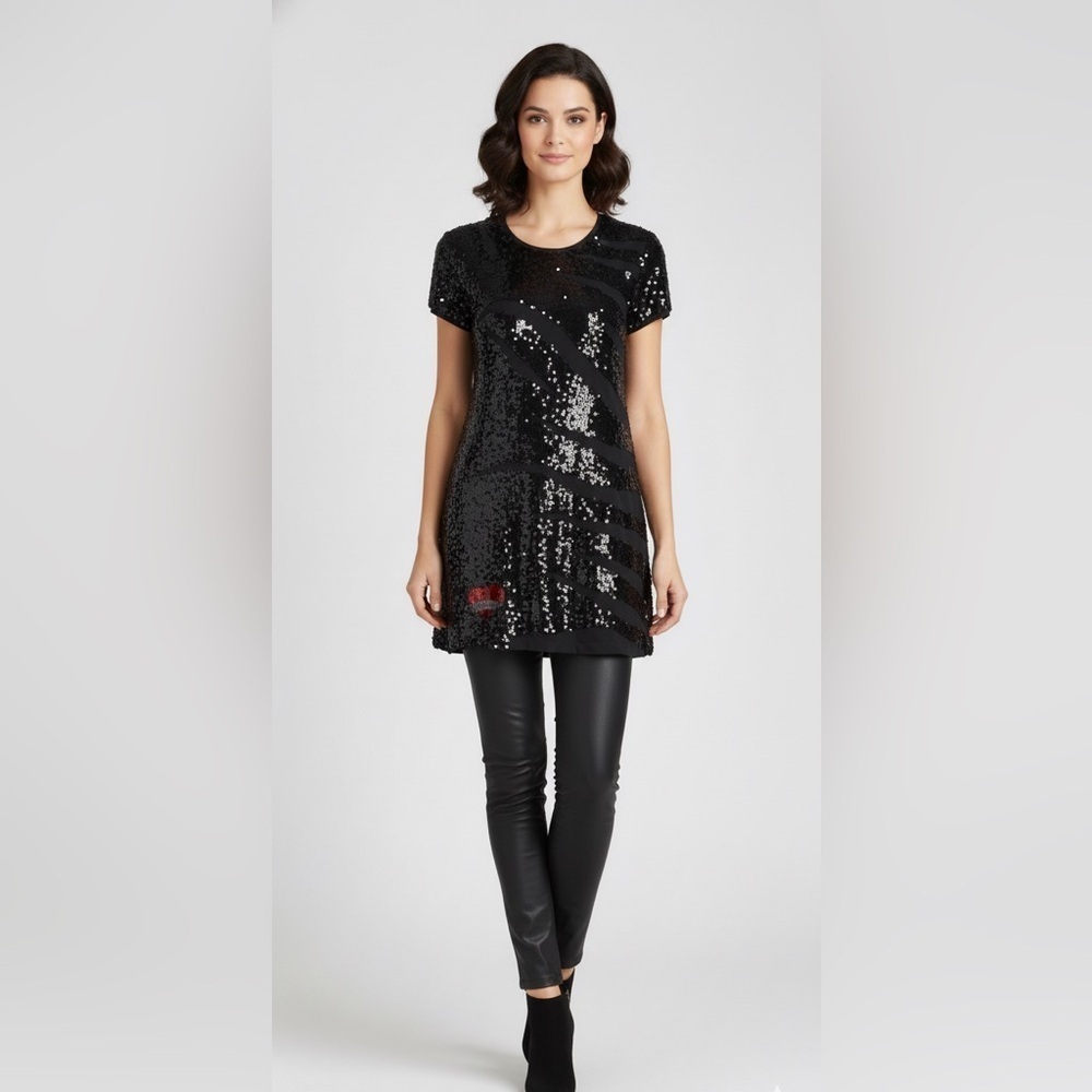 Roberto Cavalli sequin tunic size L